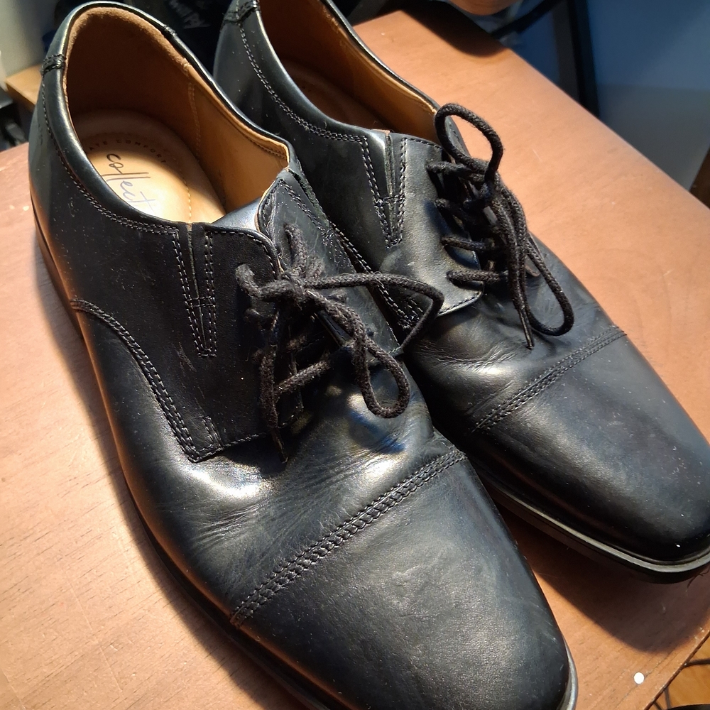 Cole Haan Dark Leather Men's Oxfords - Picture 4 of 4